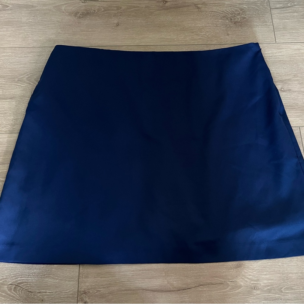 Coral Bay Golf Navy Blue Athletic Tennis Pickleball Skirt Size 18